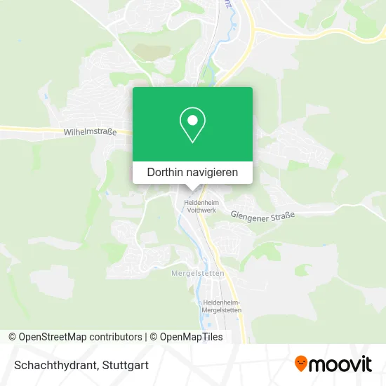 Schachthydrant Karte