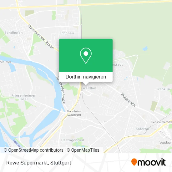 Rewe Supermarkt Karte