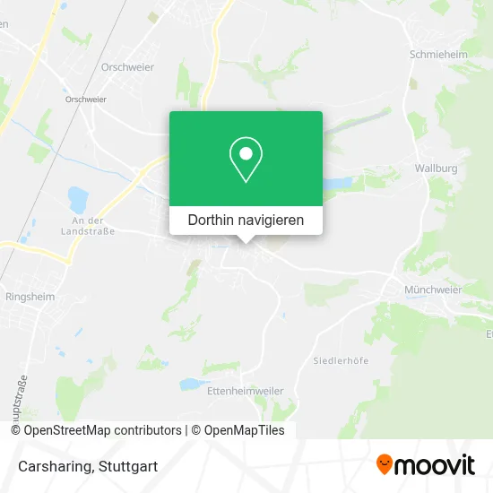 Carsharing Karte