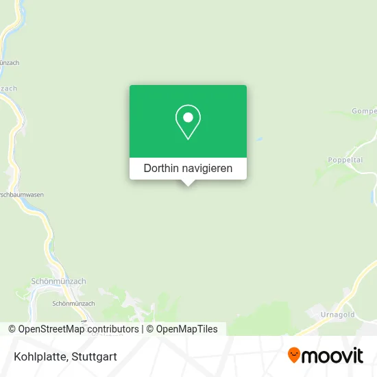 Kohlplatte Karte