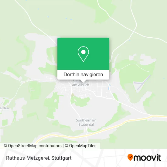 Rathaus-Metzgerei Karte