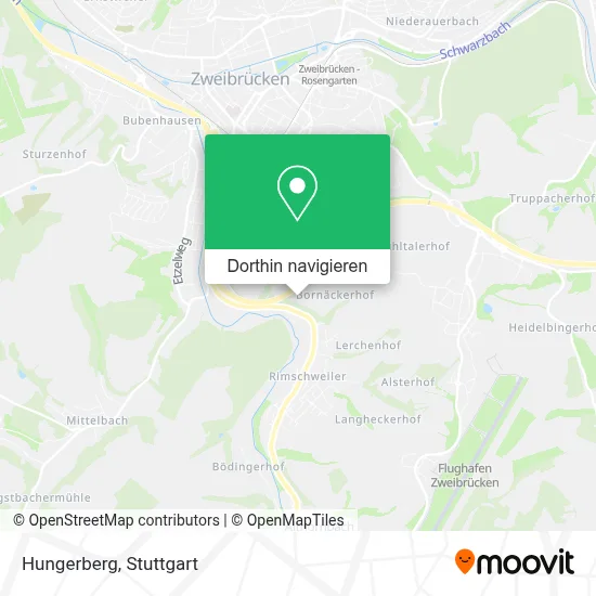 Hungerberg Karte