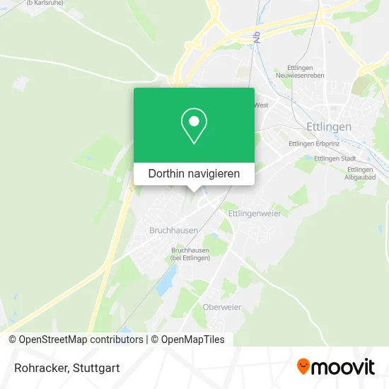 Rohracker Karte