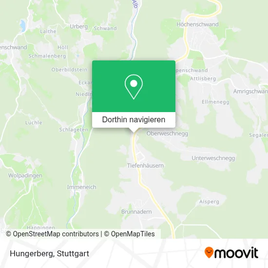 Hungerberg Karte