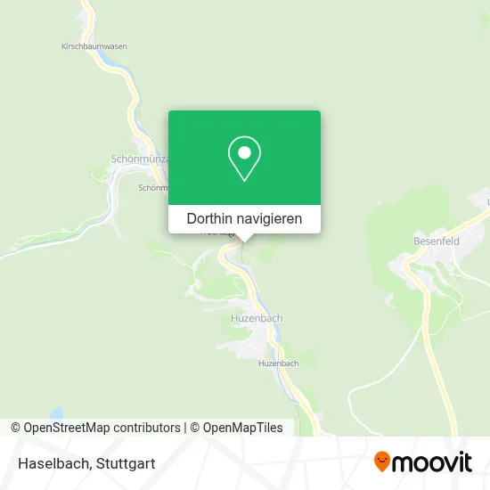 Haselbach Karte