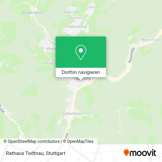 Rathaus Todtnau Karte