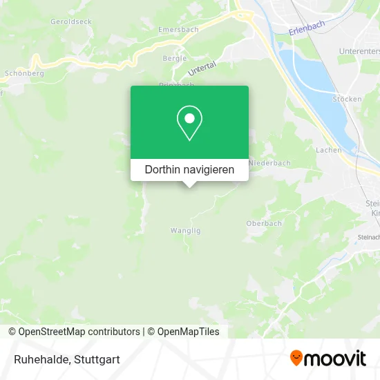 Ruhehalde Karte