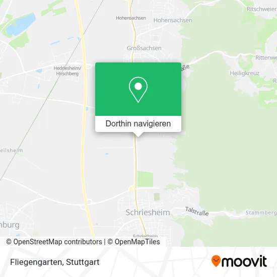 Fliegengarten Karte