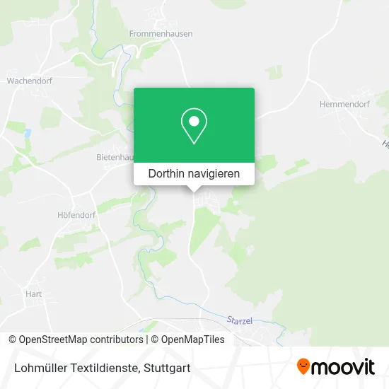 Lohmüller Textildienste Karte