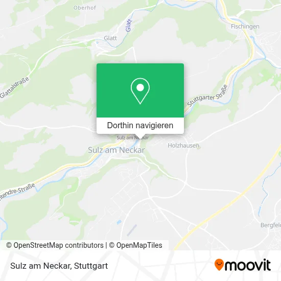 Sulz am Neckar Karte