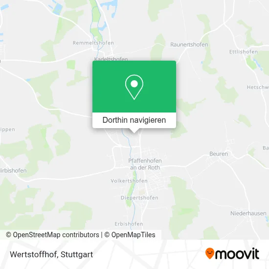 Wertstoffhof Karte