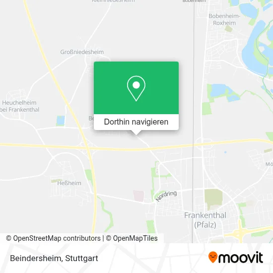 Beindersheim Karte