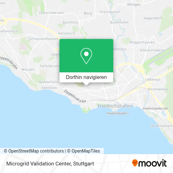 Microgrid Validation Center Karte