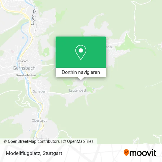 Modellflugplatz Karte