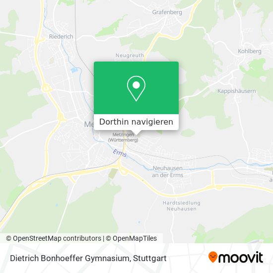 Dietrich Bonhoeffer Gymnasium Karte