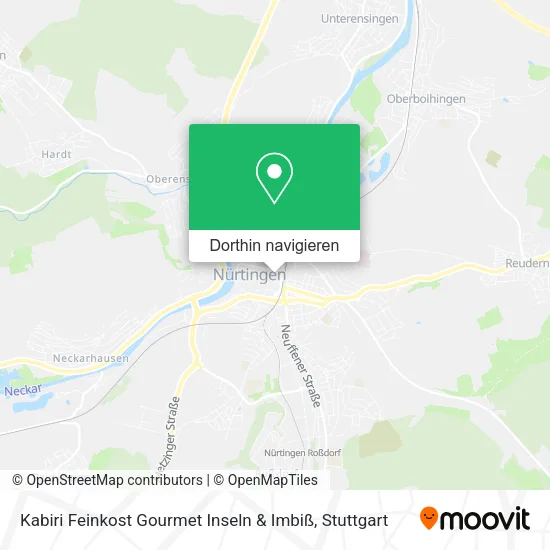 Kabiri Feinkost Gourmet Inseln & Imbiß Karte