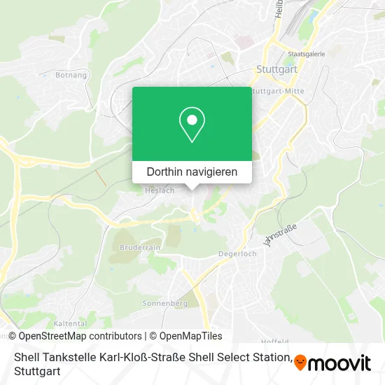 Shell Tankstelle Karl-Kloß-Straße Shell Select Station Karte