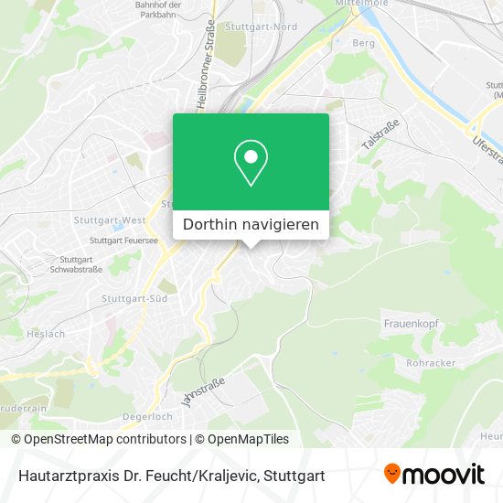 Hautarztpraxis Dr. Feucht / Kraljevic Karte