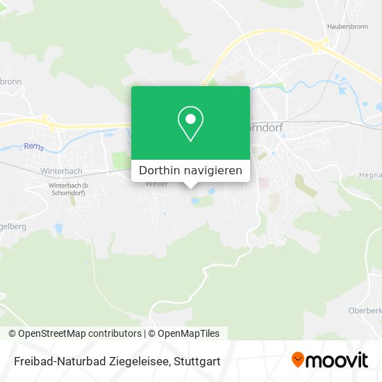 Freibad-Naturbad Ziegeleisee Karte