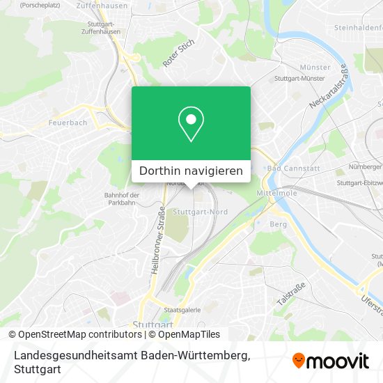 Landesgesundheitsamt Baden-Württemberg Karte