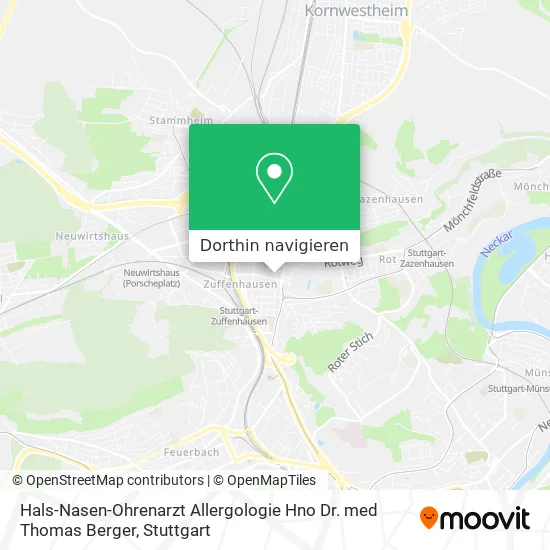 Hals-Nasen-Ohrenarzt Allergologie Hno Dr. med Thomas Berger Karte