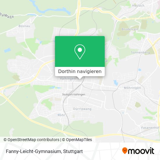 Fanny-Leicht-Gymnasium Karte