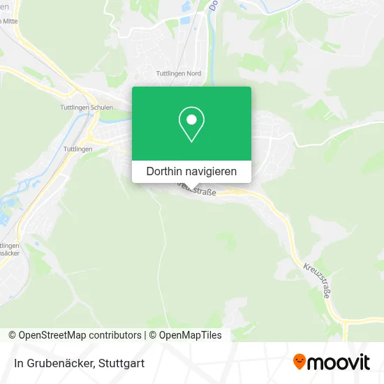 In Grubenäcker Karte