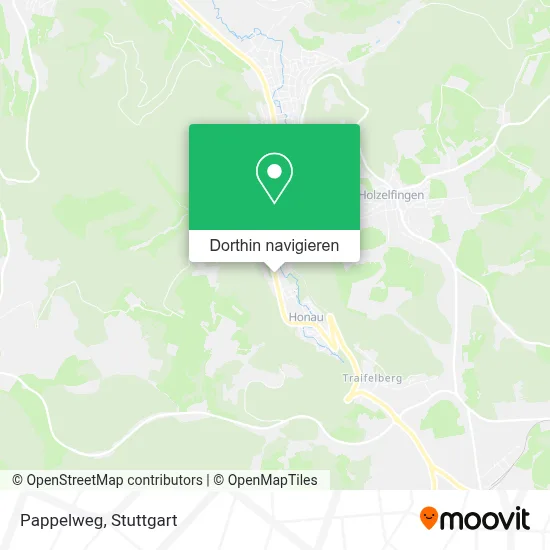 Pappelweg Karte