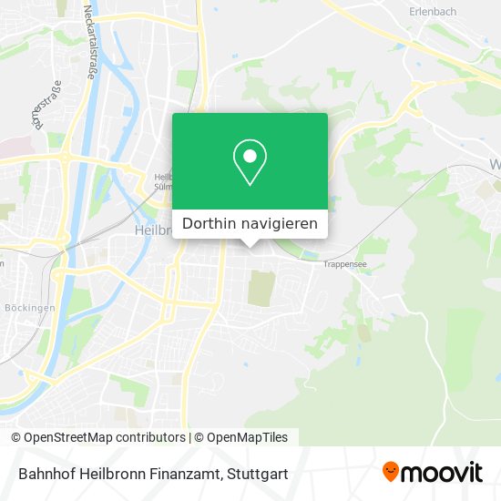Bahnhof Heilbronn Finanzamt Karte