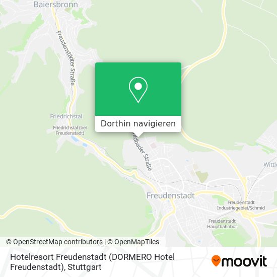 Hotelresort Freudenstadt (DORMERO Hotel Freudenstadt) Karte