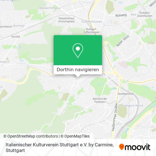 Italienischer Kulturverein Stuttgart e.V. by Carmine Karte