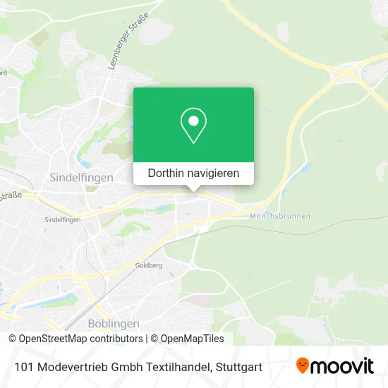 101 Modevertrieb Gmbh Textilhandel Karte