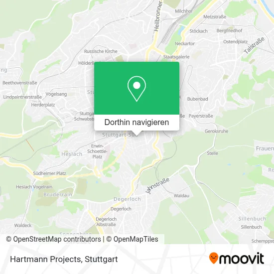 Hartmann Projects Karte