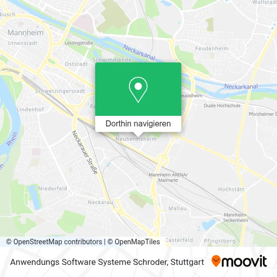 Anwendungs Software Systeme Schroder Karte