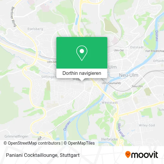 Paniani Cocktaillounge Karte