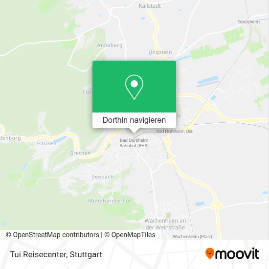 Tui Reisecenter Karte