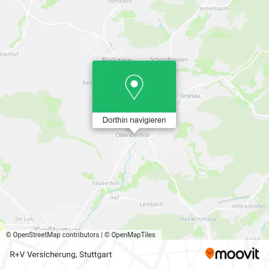 R+V Versicherung Karte