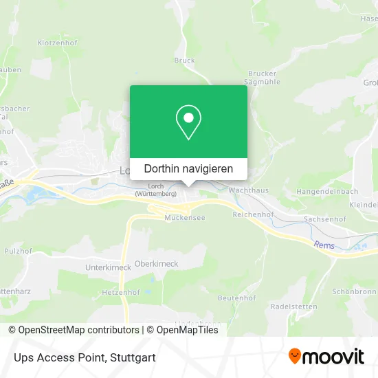 Ups Access Point Karte