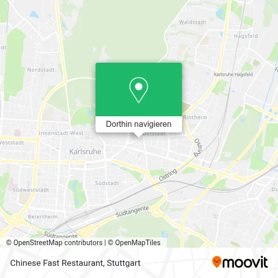 Chinese Fast Restaurant Karte