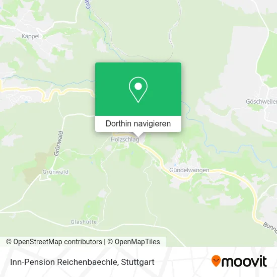 Inn-Pension Reichenbaechle Karte