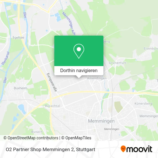 O2 Partner Shop Memmingen 2 Karte