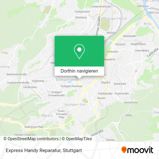 Express Handy Reparatur Karte