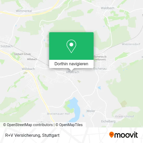 R+V Versicherung Karte