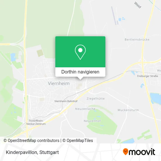 Kinderpavillon Karte