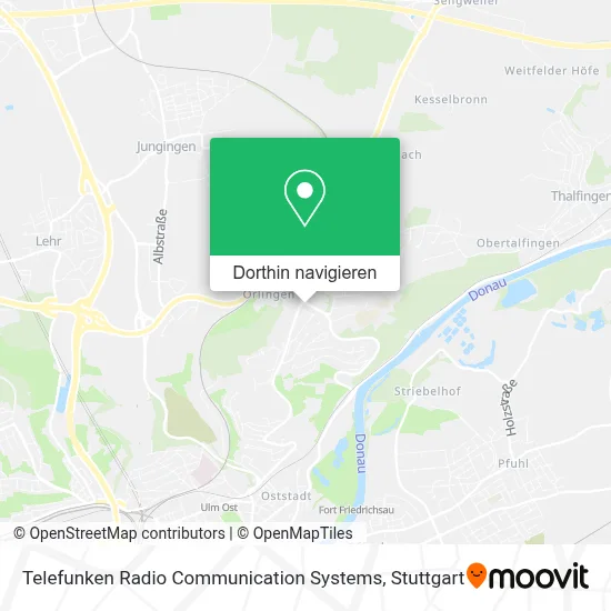 Telefunken Radio Communication Systems Karte