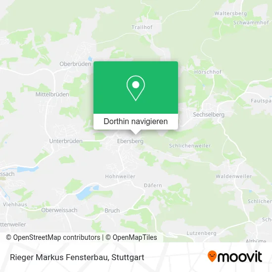 Rieger Markus Fensterbau Karte