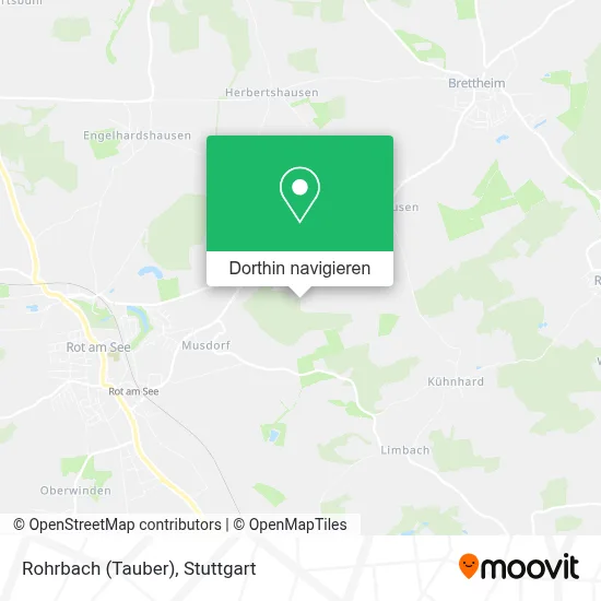 Rohrbach (Tauber) Karte