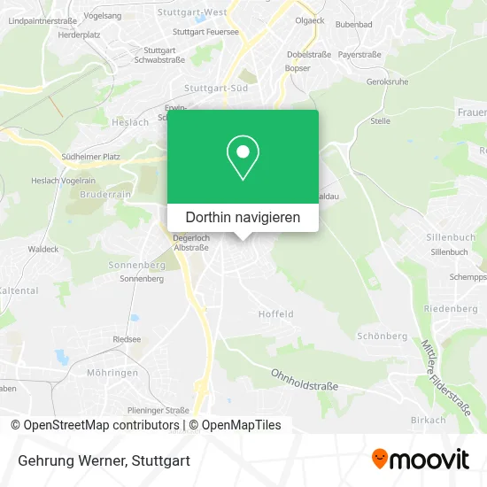 Gehrung Werner Karte