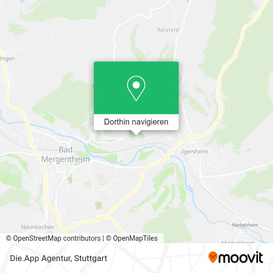Die.App Agentur Karte