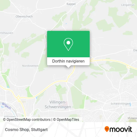 Cosmo Shop Karte